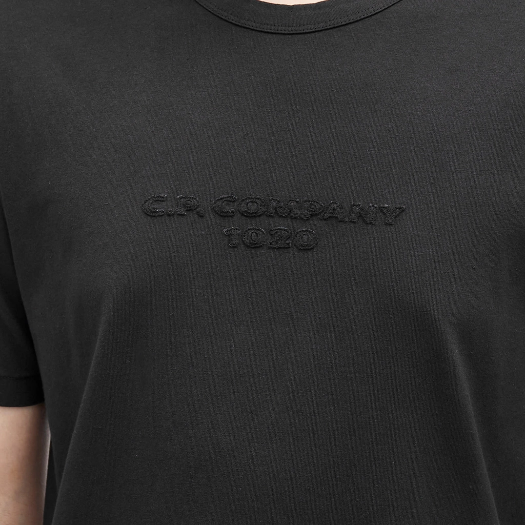 CP Company Men's Large Logo T-Shirt Black